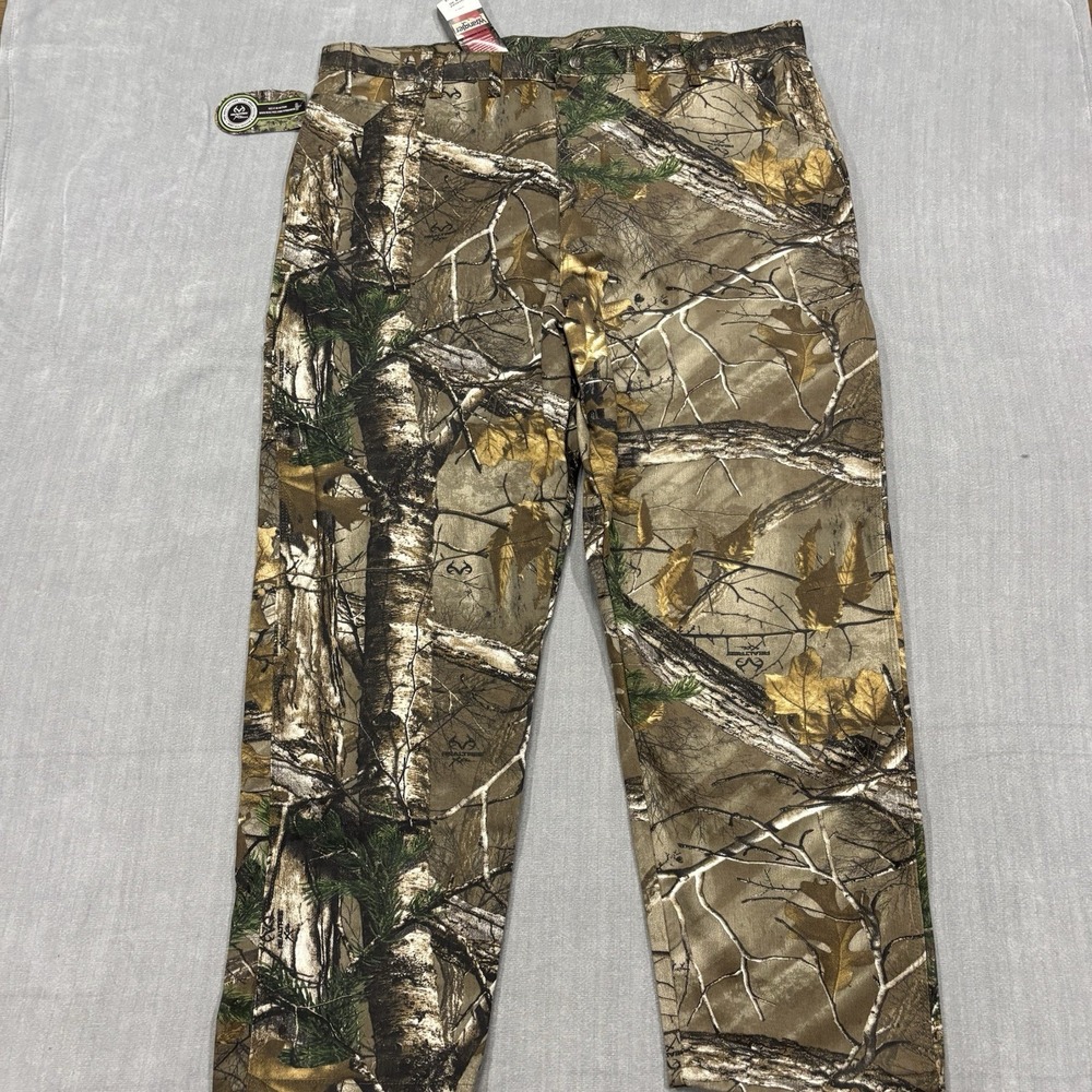 Wrangler Pro Gear Realtree Camo‎ Hunting Pants Men's 44x30 Actual 42x29 New